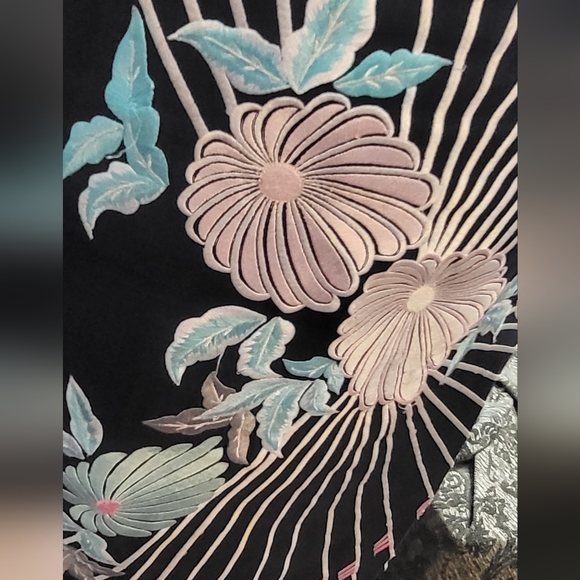 Kimono Styled French Connection Silk Embellished Skirt - Picture 2 of 6